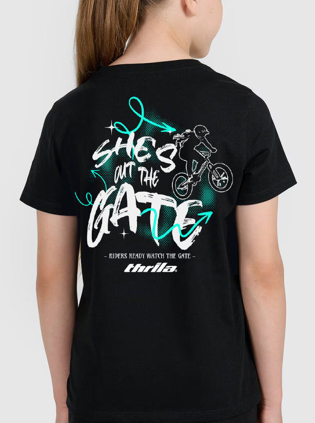 Out The Gate (Youth Girls) Teal