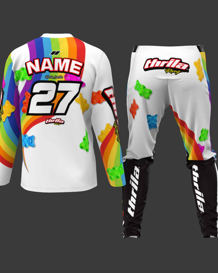 Candy BMX / MTN Bike Gear White (2-3 Weeks)