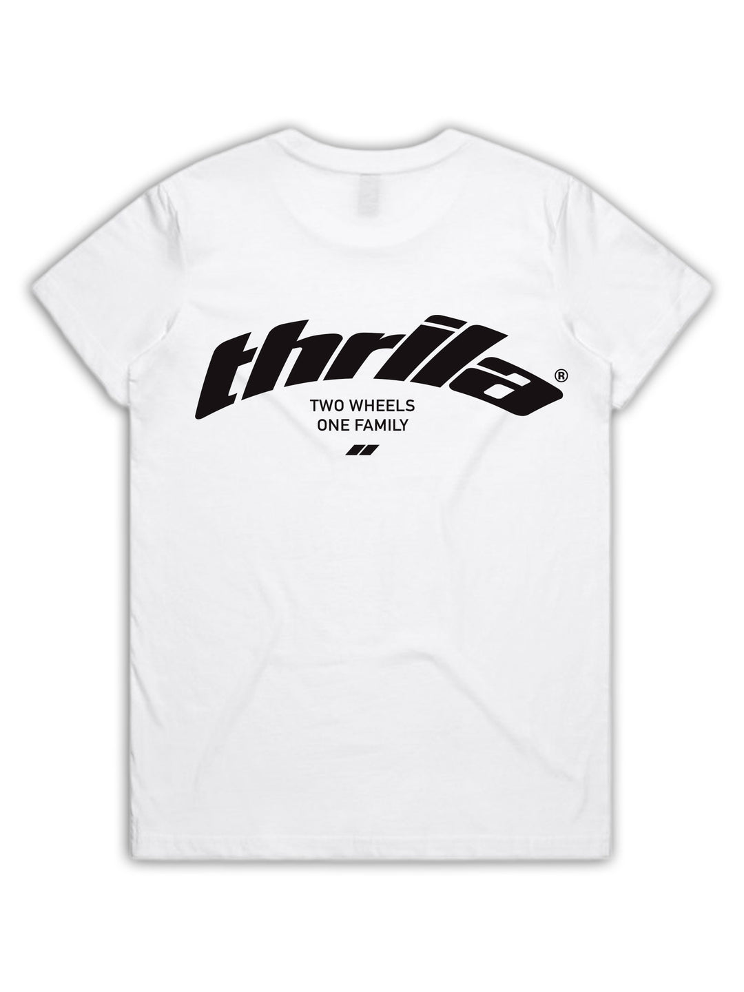 Curve Tee ladies White