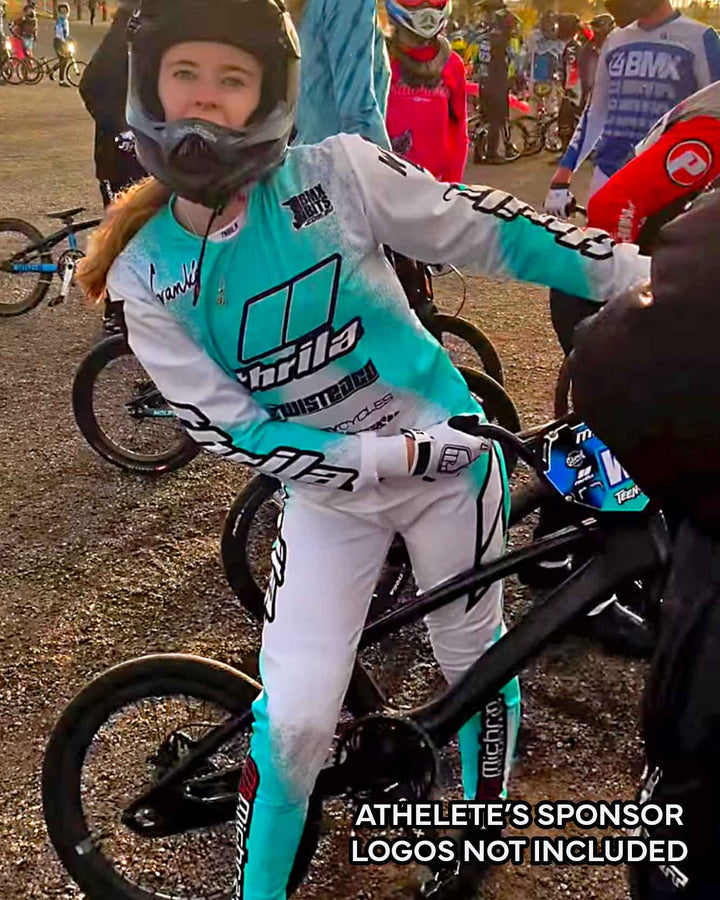 Conqueror Teal BMX / Mtn Bike Gear (2-3 Weeks)