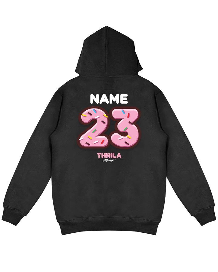 Doughnut Custom Name/Number Hood