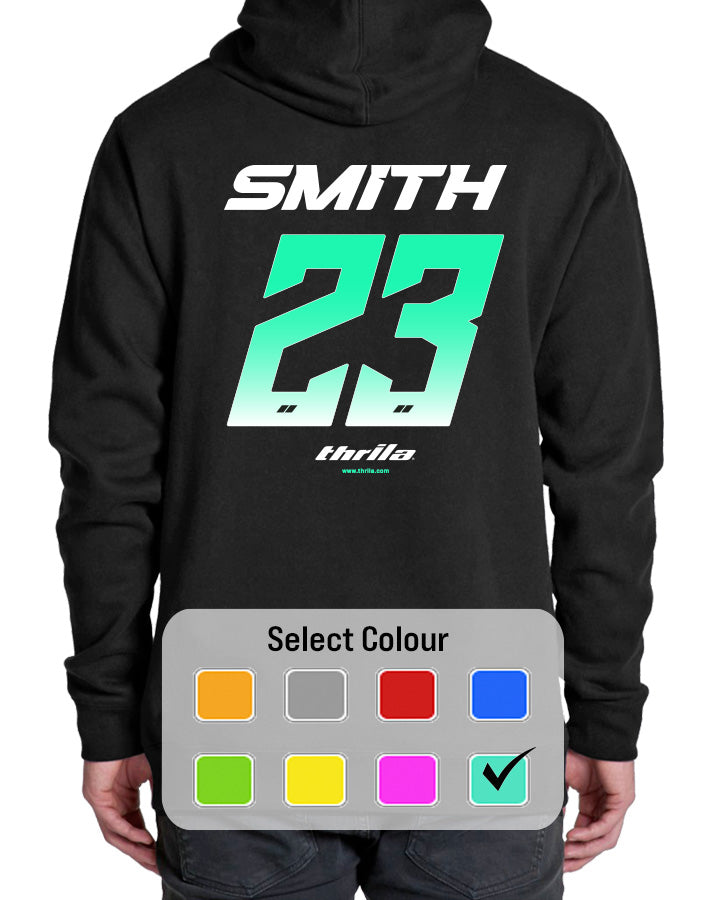 Racer CUSTOM NAME &amp; NUMBER Hood