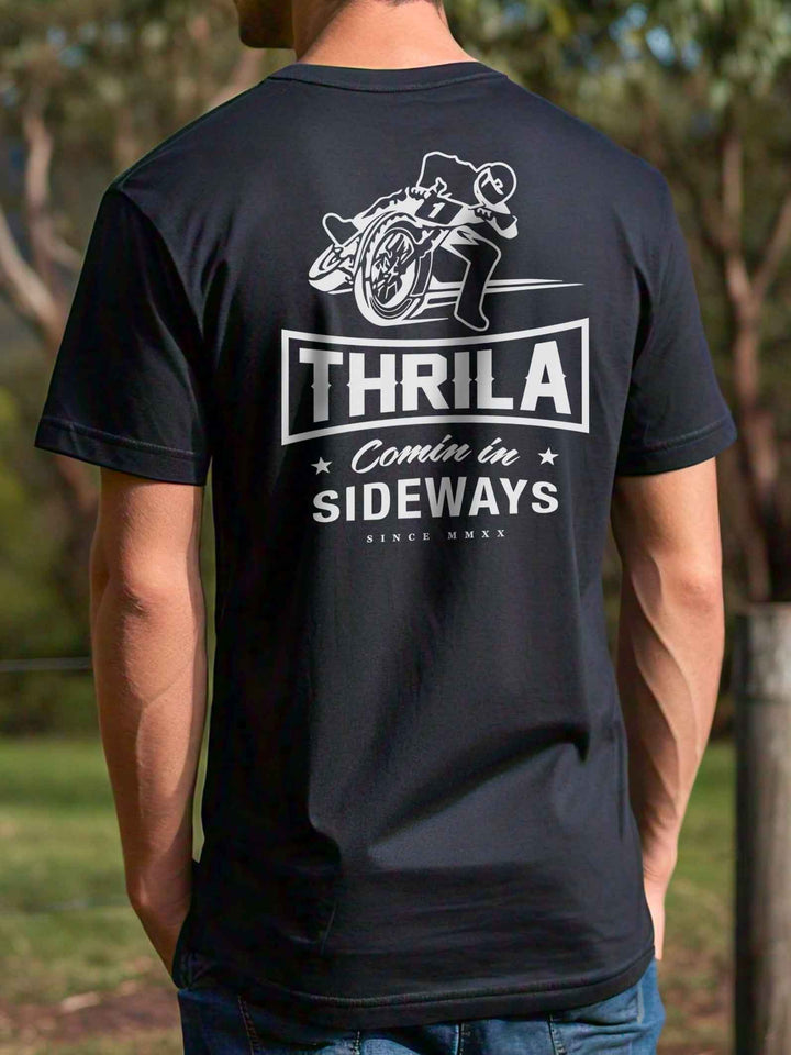 Sideways Tee Black