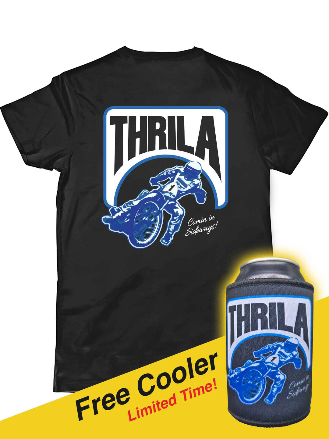 Speedway Tee + FREE COOLER!