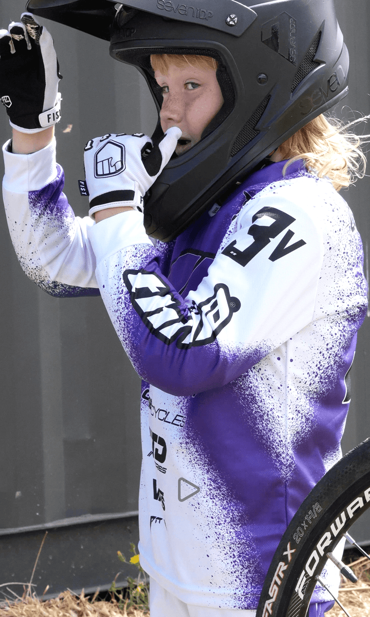 Conqueror Purple BMX / Mtn Bike Gear (2-3 Weeks)