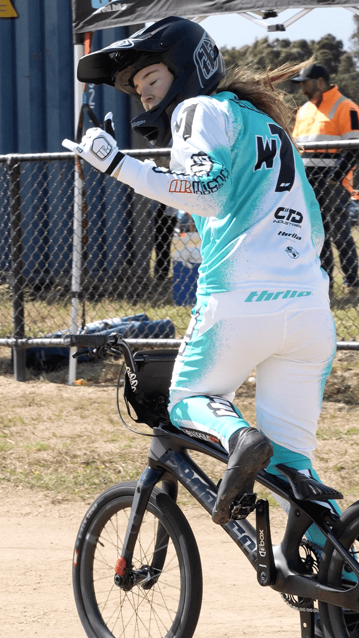 Conqueror Teal BMX / Mtn Bike Gear (2-3 Weeks)