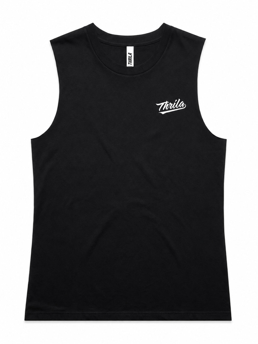 Apache Black Ladies Top (Choose Tee or Tank) — tank front view