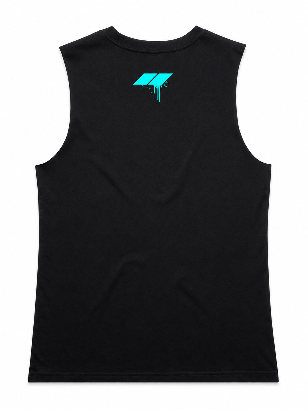 Drip Teal Ladies Top (Choose Tee or Tank) — tank back