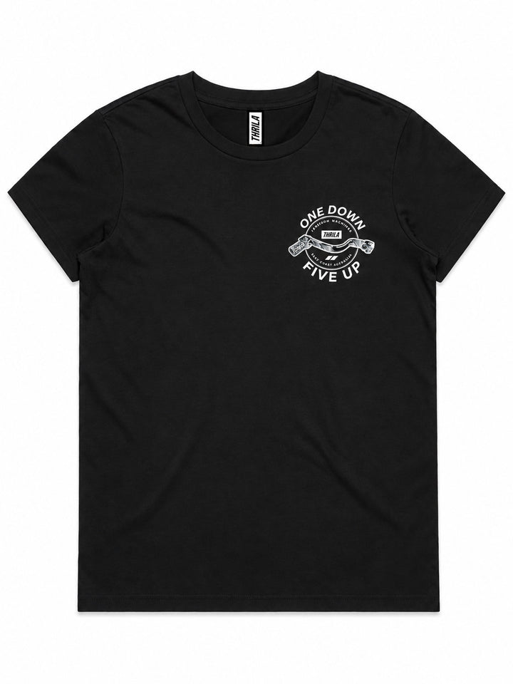 Five Up Ladies Top (Choose Tee or Tank) — tee front