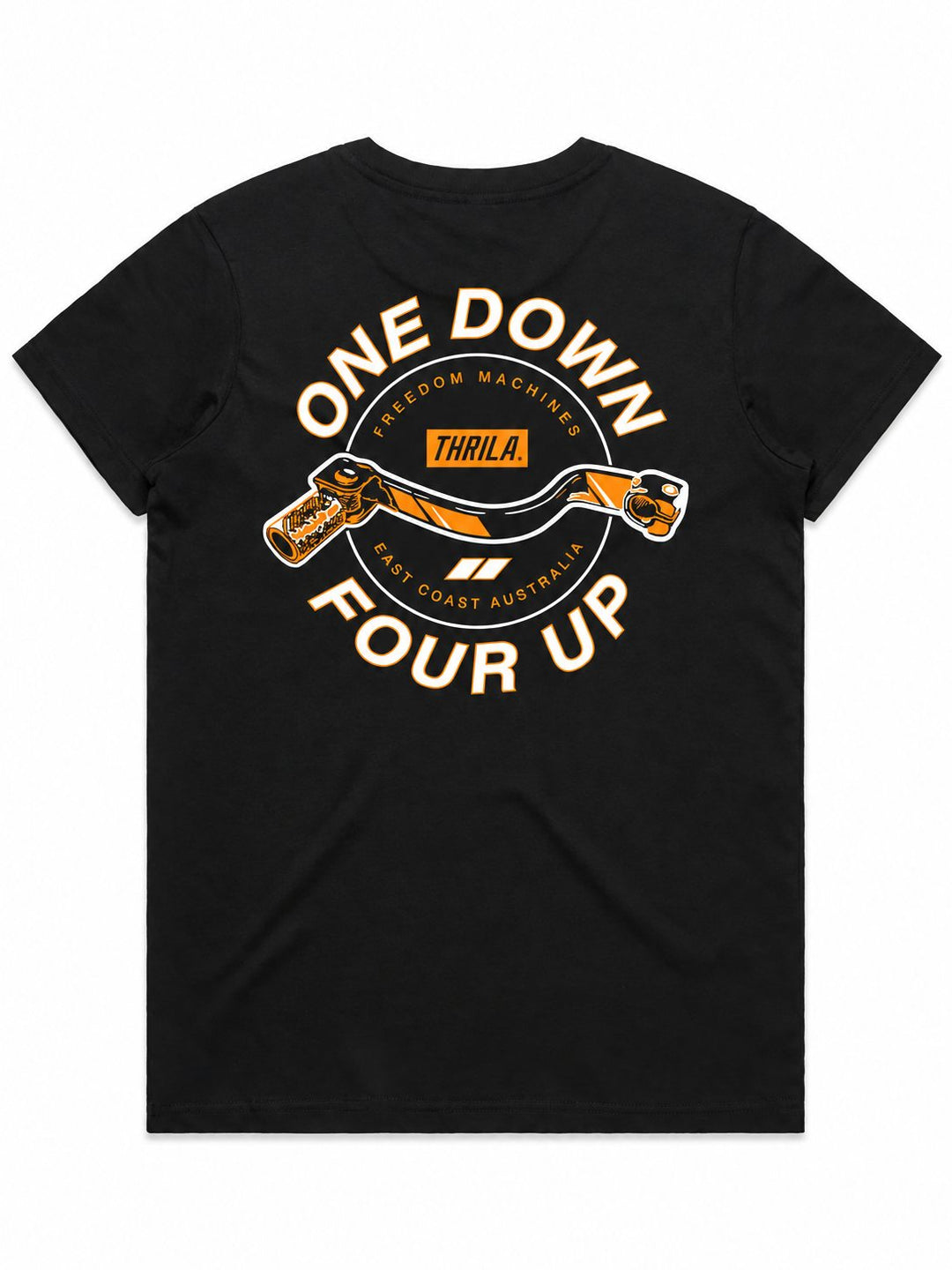 Four Up Ladies Top (Choose Tee or Tank) — tee back