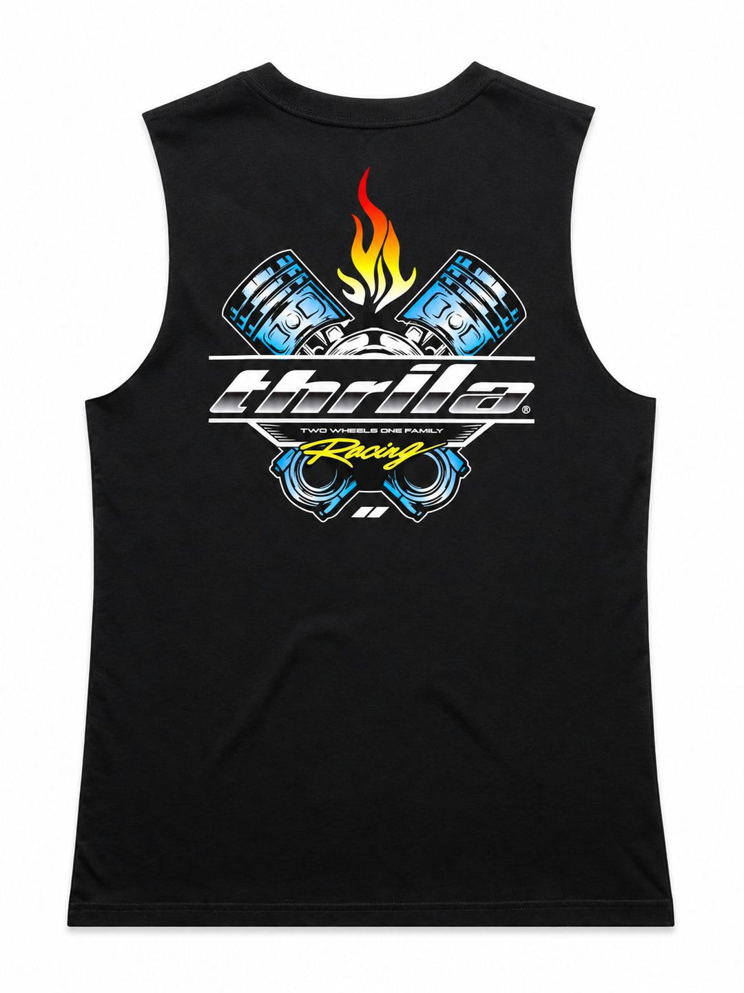 Pistons Ladies Top (Choose Tee or Tank) — tank back