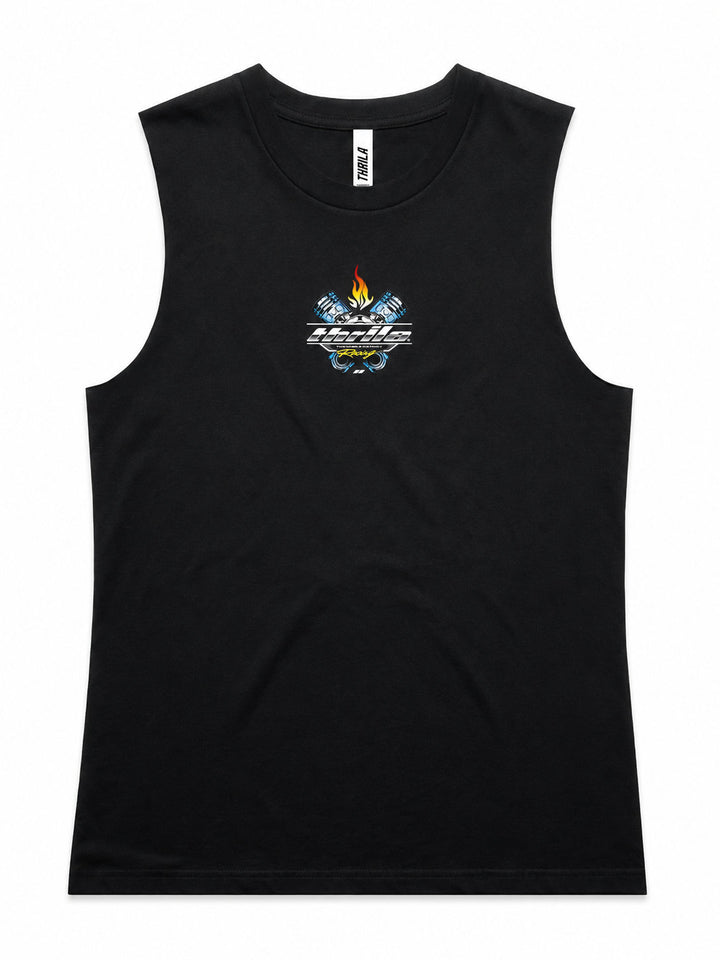 Pistons Ladies Top (Choose Tee or Tank) — tank front