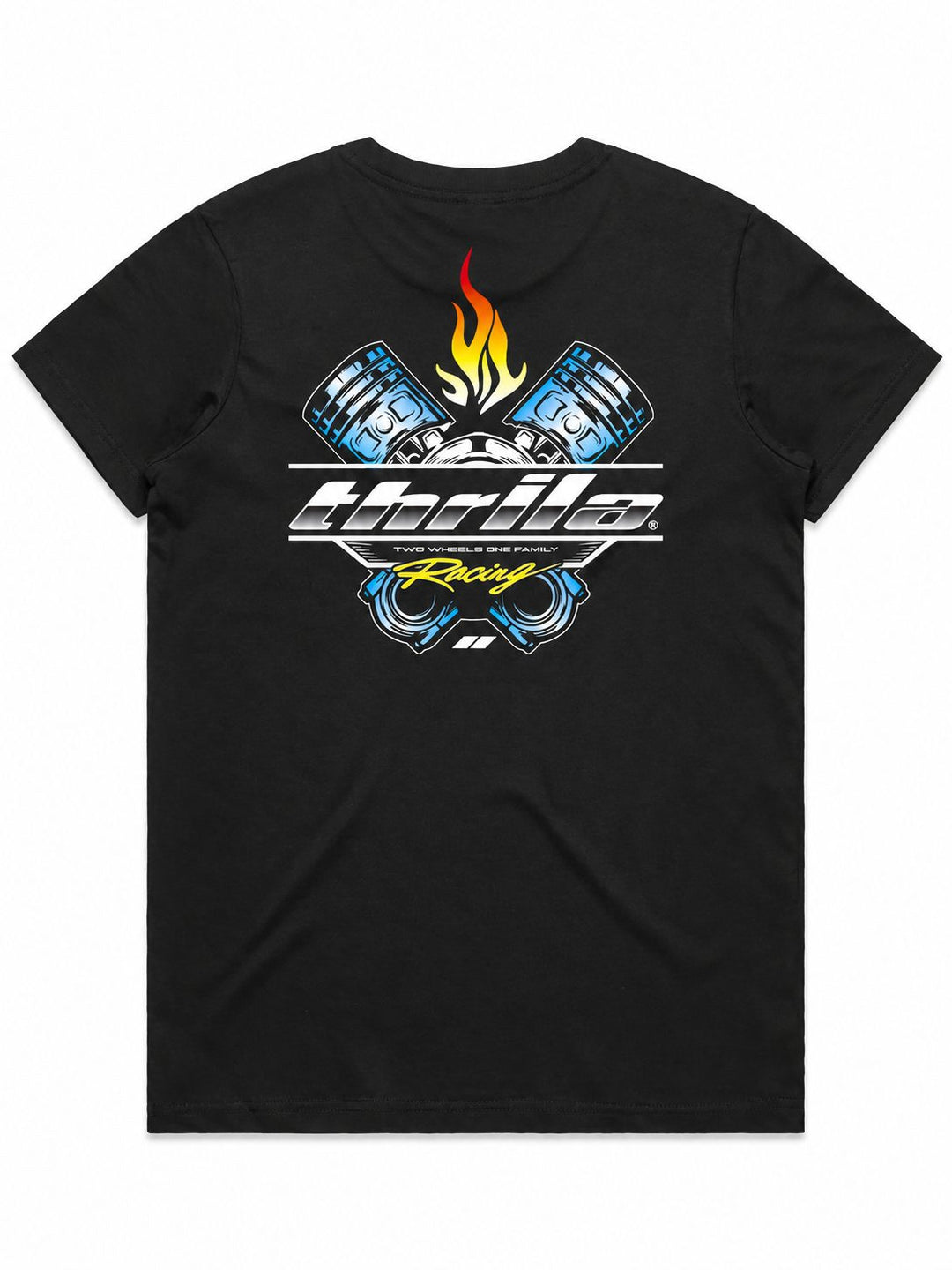 Pistons Ladies Top (Choose Tee or Tank) — tee back