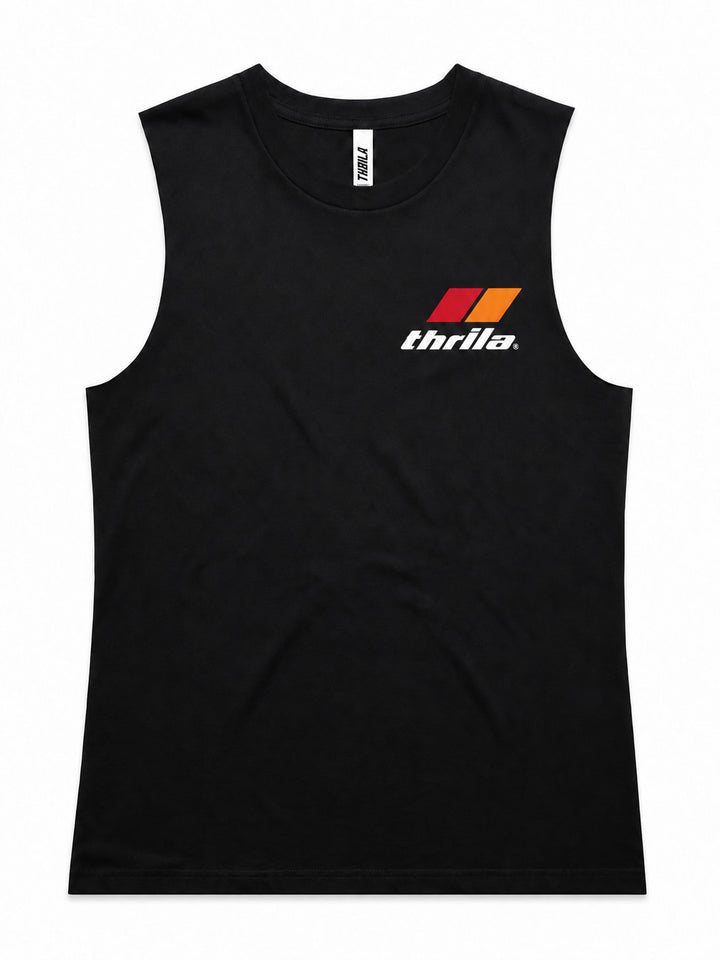 Racer Ladies Top (Choose Tee or Tank) — tank front view