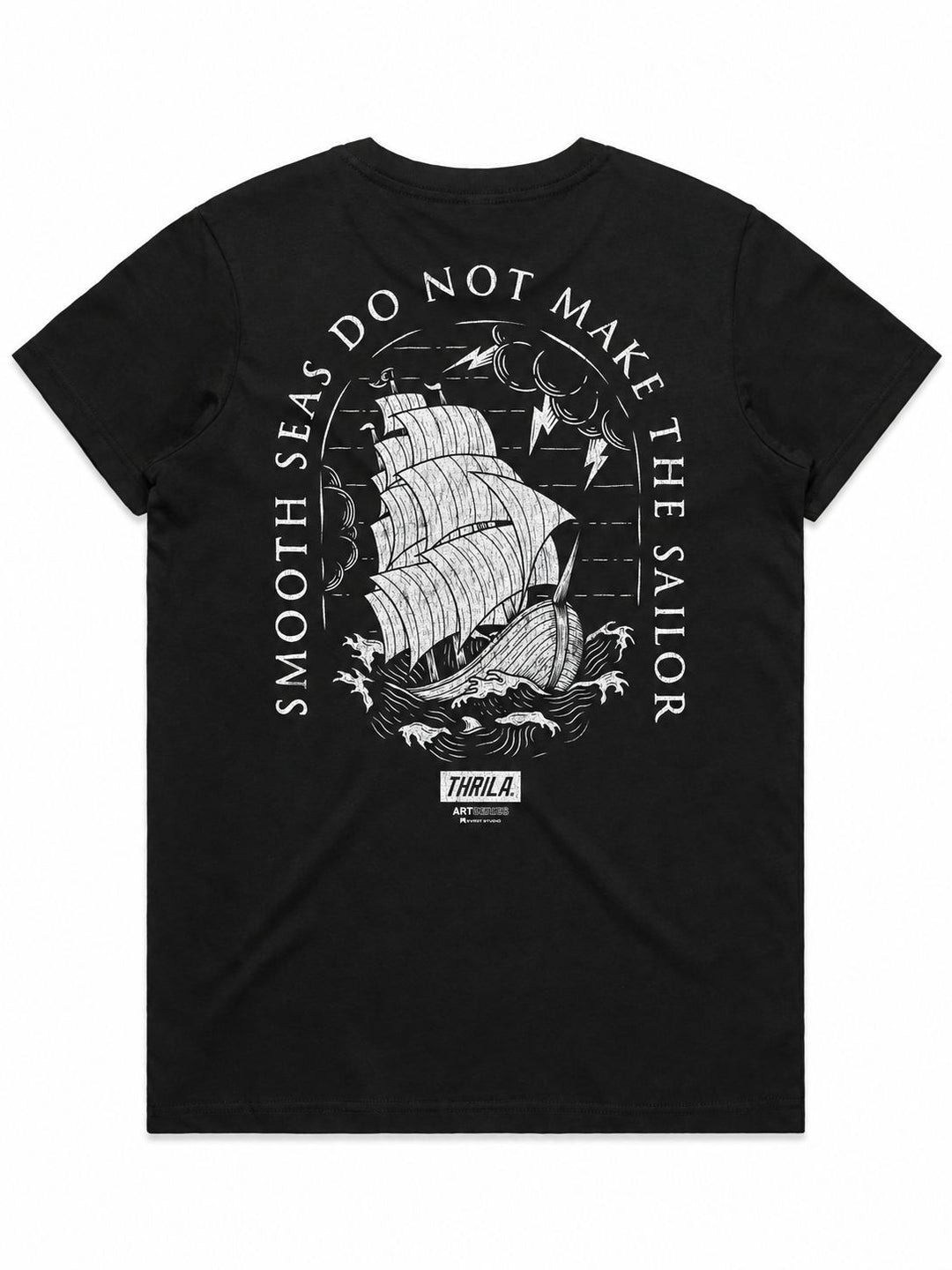 Sailor (Art Series) Ladies Top (Choose Tee or Tank) — tee back