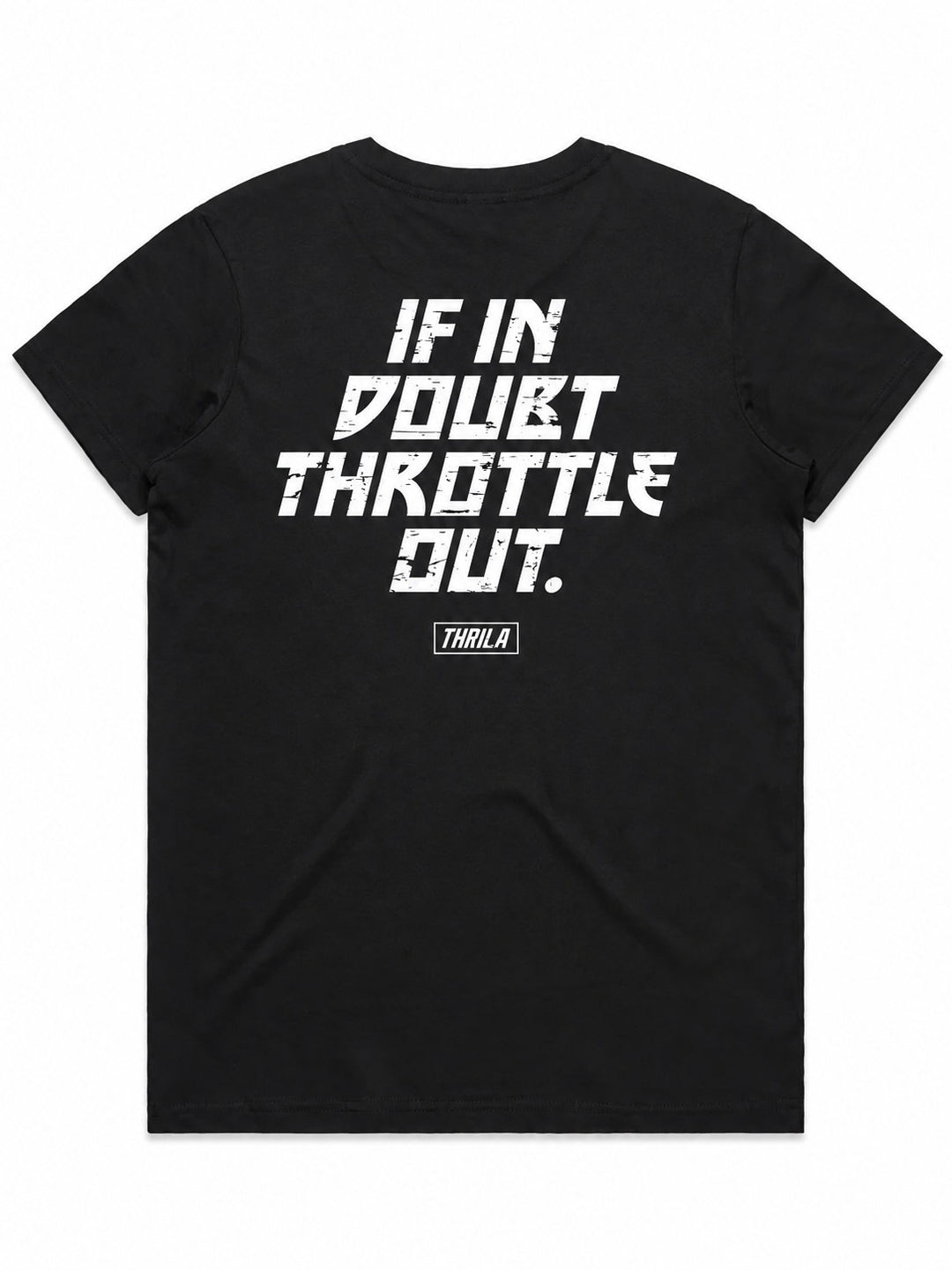 Throttle Ladies Top (Choose Tee or Tank) — tee back