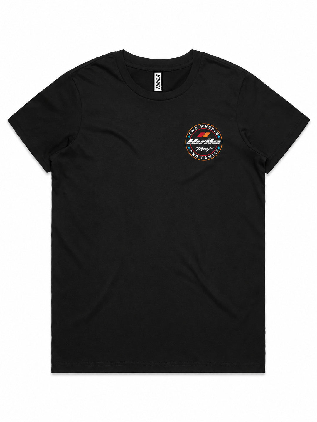 Two Wheels Ladies Top (Choose Tee or Tank) — tee front view