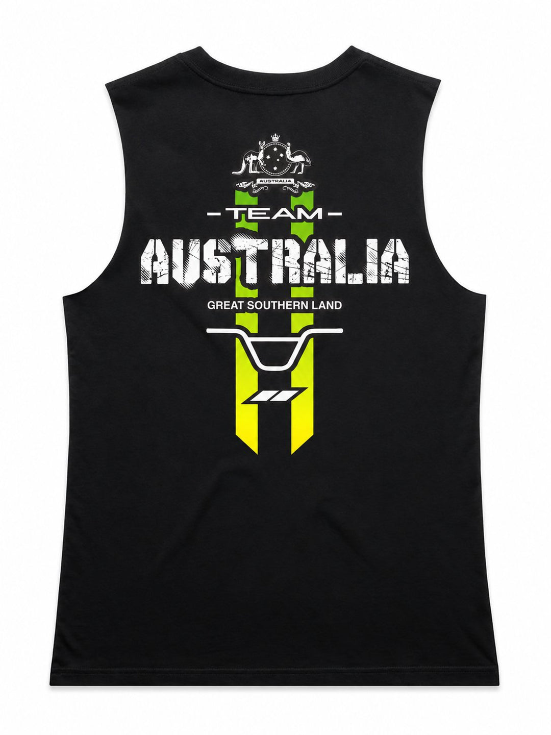 Team Australia 2026 Ladies Top (Choose Tee or Tank) — tank back view