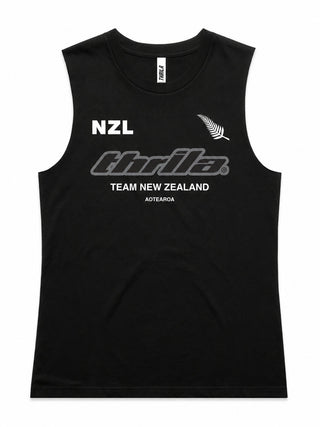 Team NZ 2026 Ladies Top (Choose Tee or Tank) — tank front view