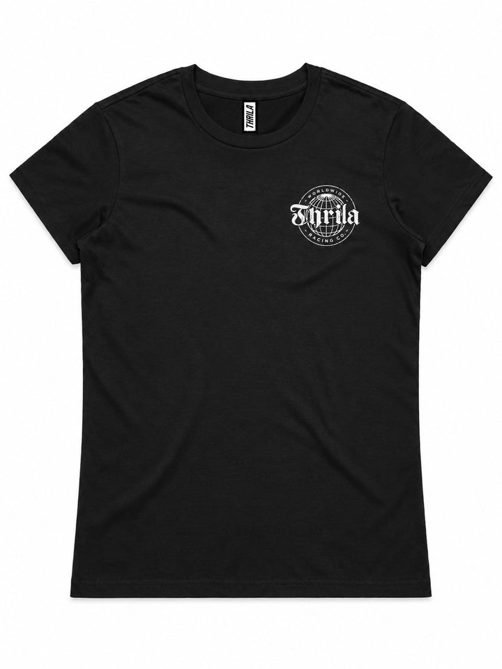 Worldwide Ladies Top (Choose Tee or Tank) — tee front