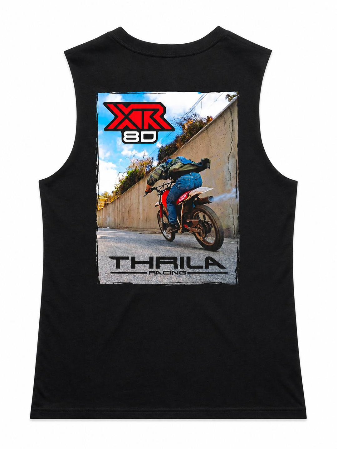 XR80 Ladies Top (Choose Tee or Tank) — tank back
